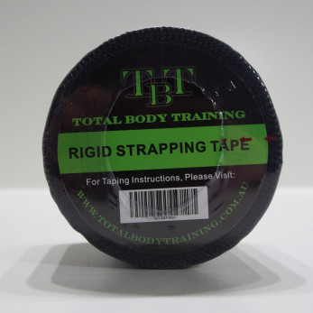 TBT Black Rigid Sports Strapping Tape